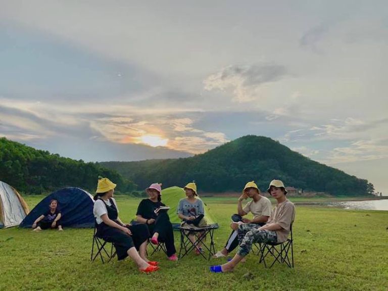 Hồ Yên Thắng – Cắm trại ở Ninh Bình