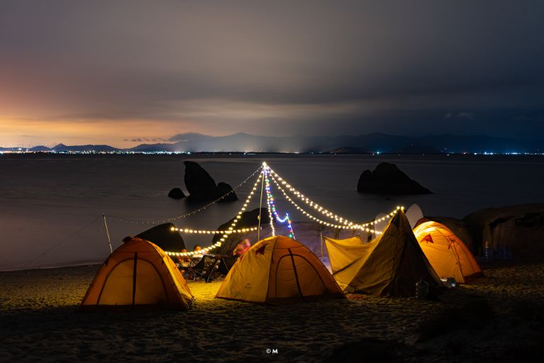 Cắm trại tại Bãi Ôm – Phú Yên